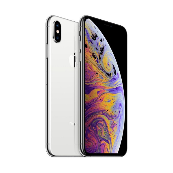 Apple iphone xs max reacondicionado (cpo) plata / 4+256gb / 6.5" oled / esim
