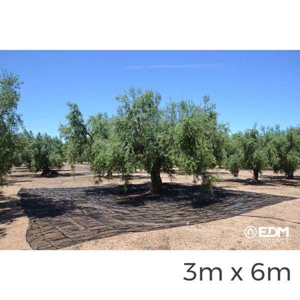 Manto para recolecta de frutos 3x6m color negro Manto para recolecta de frutos 3x6m color negro