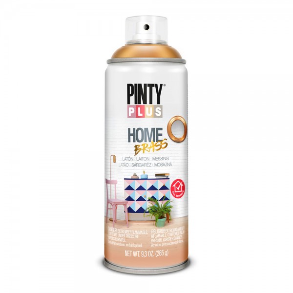 Ult. unidades pintura en spray pintyplus home 520cc laton hm439 (pack 2 unidades)
